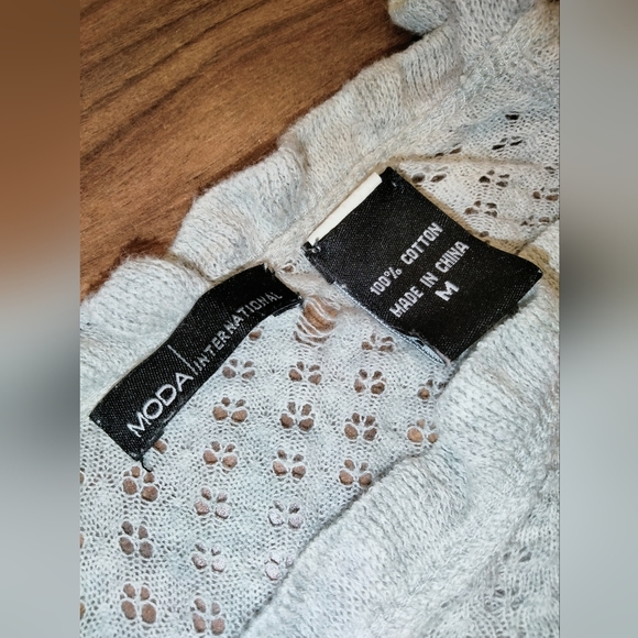 Knitted See Though Sweater - Picture 3 of 9